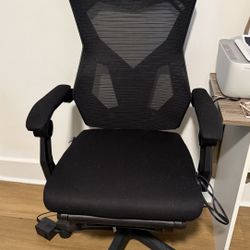 Office Chair- New With Support To Rest Your Feet