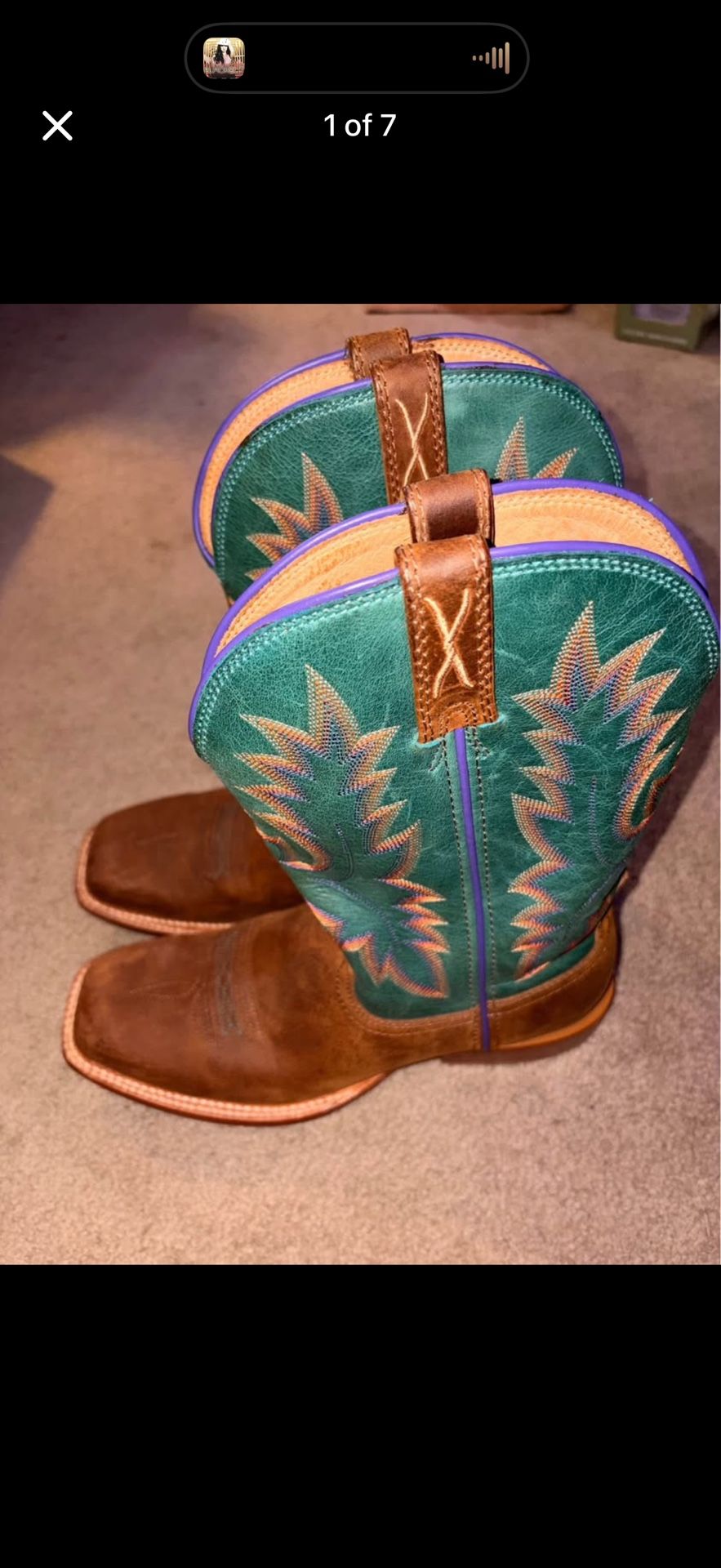 Tech X Western Women’s Cowboy Boots Size 9