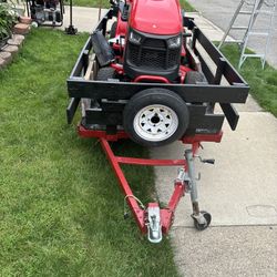 Lawn Mower With Trailer