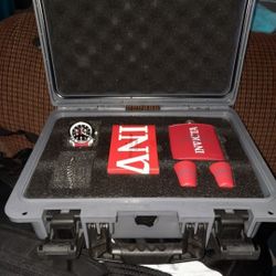 Invicta Watch Set With Bracelet, Flask, Shot Glasses, And Bluetooth Speaker