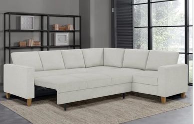 Thomasville Dillard Fabric Convertible Sleeper Sectional