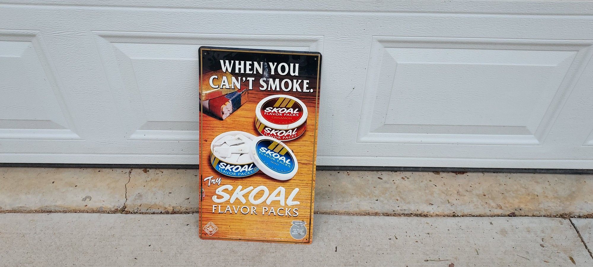 SKOAL sign