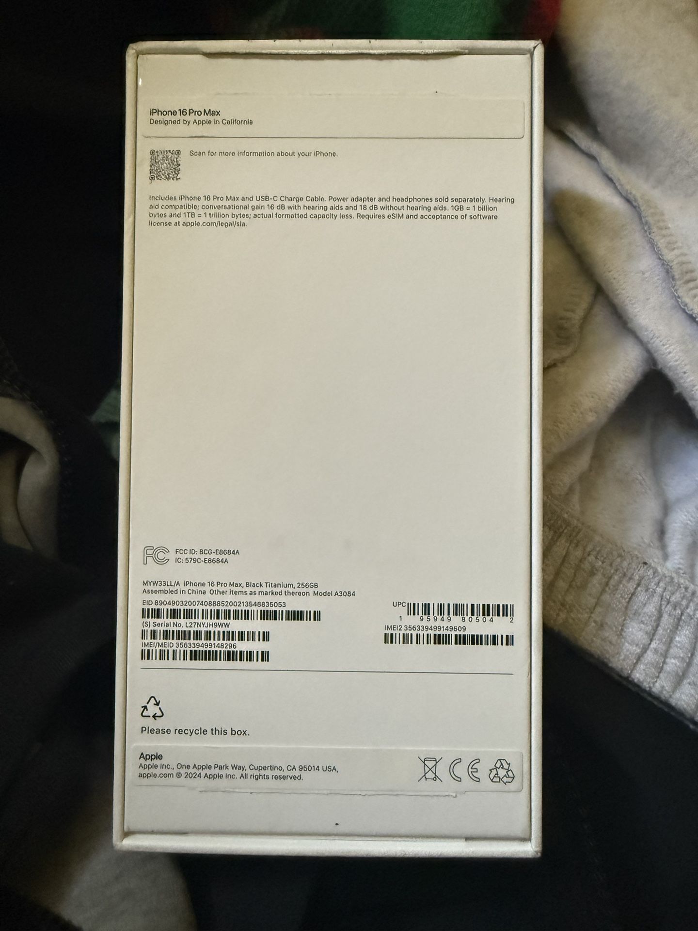 Brand New iPhone 16 Pro Max