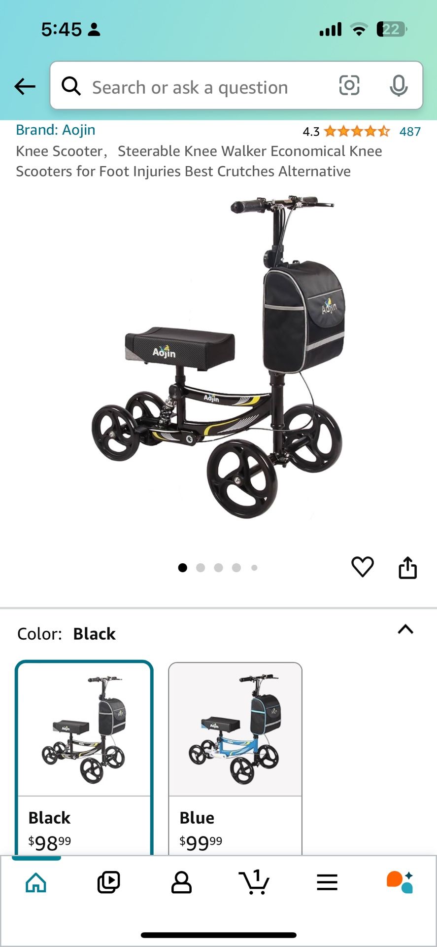 Knee Scooter All Terrain New In Box