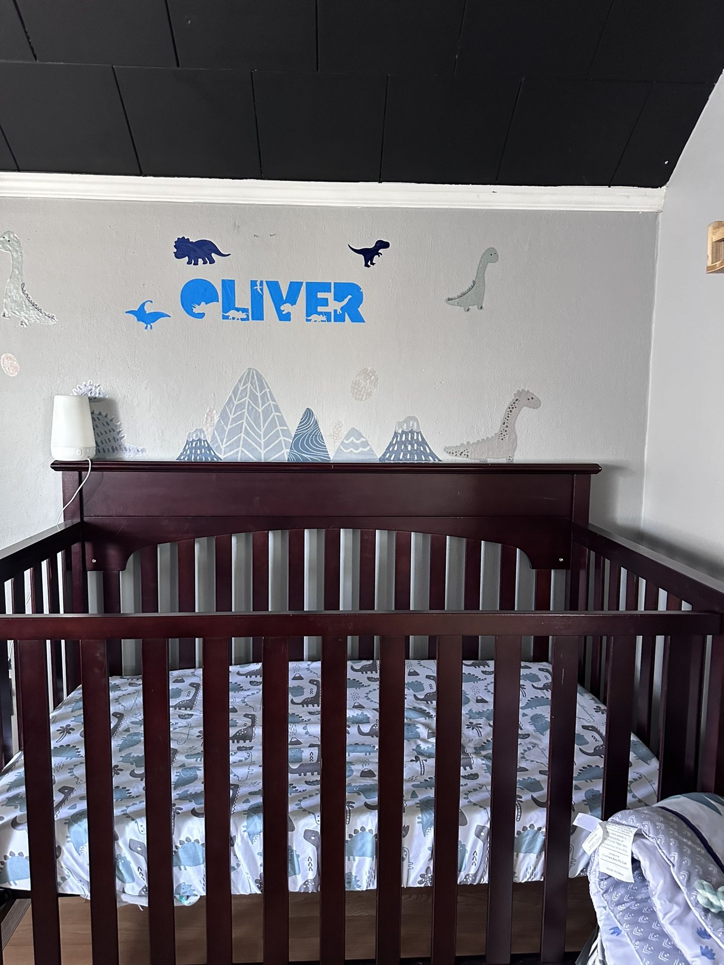 baby’s crib + mattress