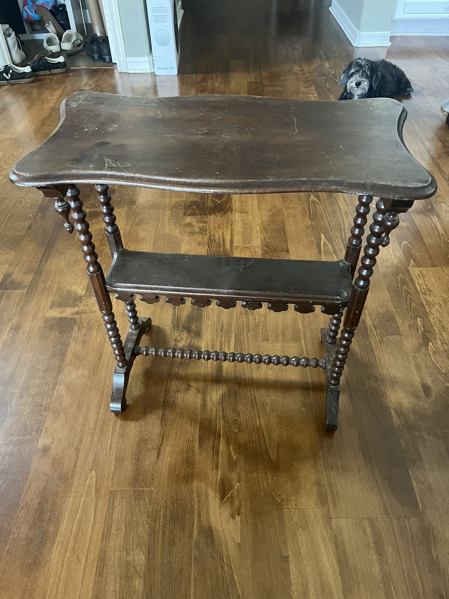 Antique Victorian Side Table Vintage