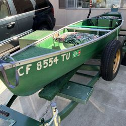 Canoe And Trailer For Sale