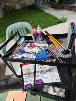 Misc You TACKY GLUE, PAINT Brushes SCISSORS PENCILS COLOR FOAM CRAFTING SKETCH PADS