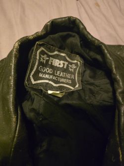 Leather jacket