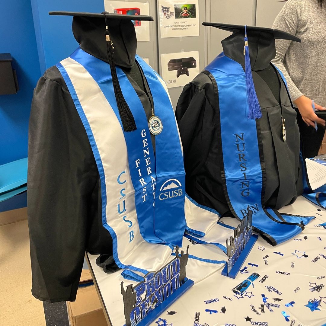 CSUSB Masters Gown With Cap