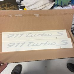 911 turbo s decal oem (contact info removed)112v04