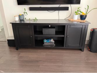 Living Spaces Black Entertainment Center