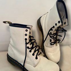 White Dr. Martens
