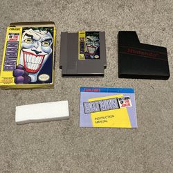 Batman: Return of the Joker Nintendo NES CIB Complete w/ Manual Box Dust Cover