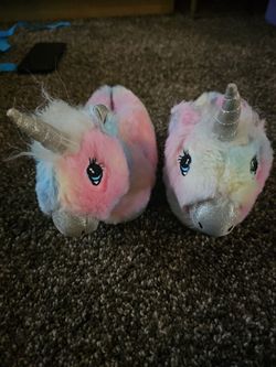 Unicorn Light up Houses shoes, kids size 7/8