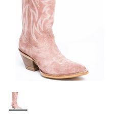 Pink Pointed Boots