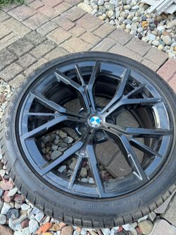 BMW M Gloss Black Alloy Wheel with Tire