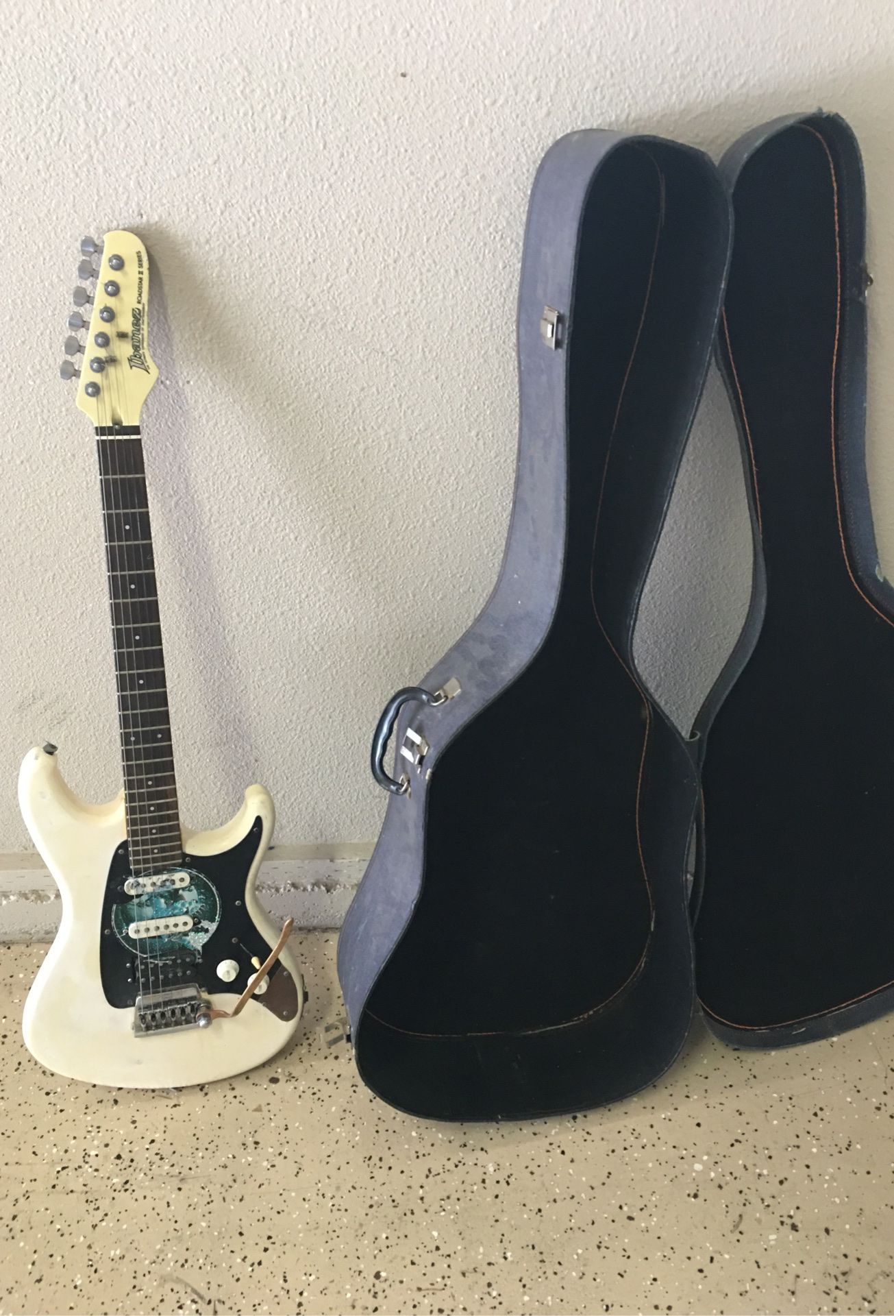 Electric Guitar with the case.