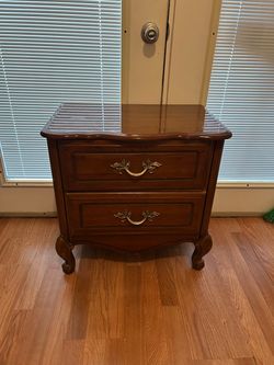 Wood Nightstand