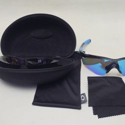OAKLEY M2 FRAME XL Polished Black PRIZM Sapphire Lens Sunglass 9343-21 with CASE