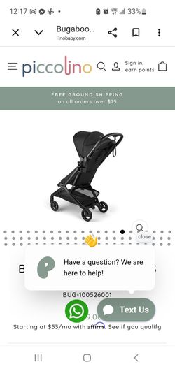 Bugaboo butterfly baby stroller