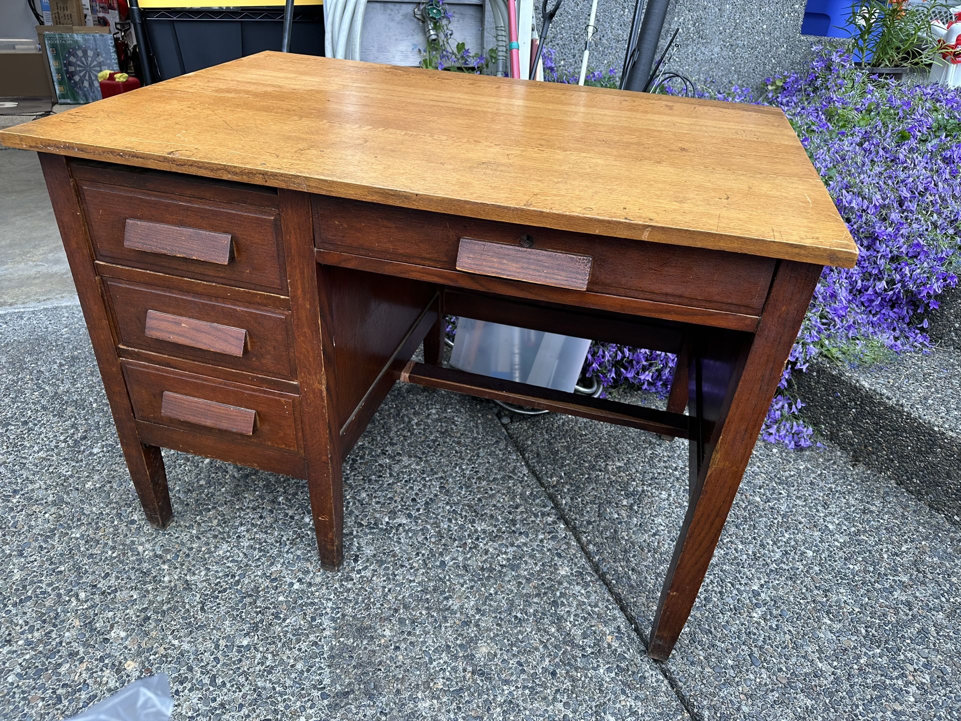 Antique Wood Desk, Writer’s, Banker, Teacher