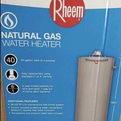 Electric Or Gas 40g  Brand New  Reg Price $580 Water Heater