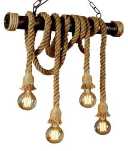 Rope chandelier