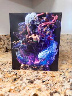 ⭐ Custom Zoro vs King Diorama – One Piece Battle Statue
