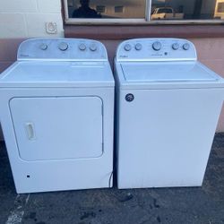 WHIRLPOOL TOPLOAD WASHER AND DRYER GAS