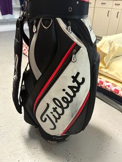 Titleist Staff Golf Cart Bag with Clubs