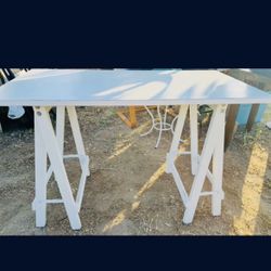 White Wood Student Office Furniture Desk 