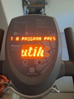 Elliptical machine nautilus