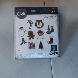 Tim Holtz Sizzix Alterations Thinlets Dies - Christmas Minis