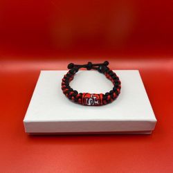  49ers Braided Bracelet 