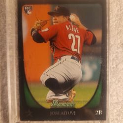 Beautiful BOWMAN " JOSE ALTIVE " ROSuperstars. 10 other  MLB superstars.