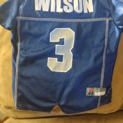 Pets First Russell Wilson Mesh Jersey
Size med. Clean. Russell Wilson #3. 25lbs