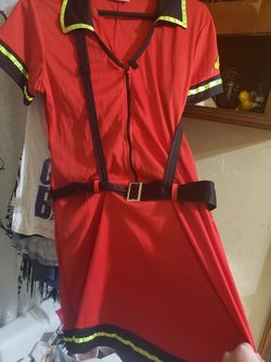 Womens L/XL Firefighter Costume