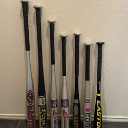 Easton Baseball Softball Bats $20 Ea.