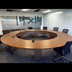 Round Conference Room Table 