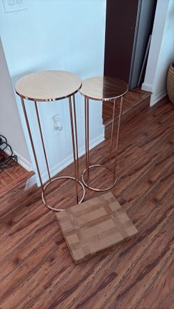 Gold decor tables