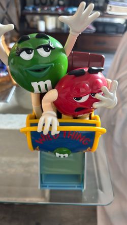 M&M’S Wild Thing Roller Coaster Red & Green Candy Dispenser