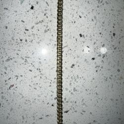 Gold Cuban Link Bracelet 
