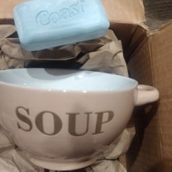 Soup Bowls (8) Like New Used 2 Times