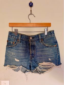Levi's 501 denim jean shorts