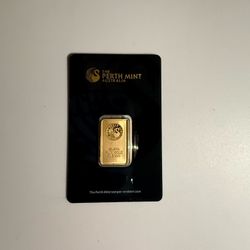 10 Gram Perth Mint Gold Bar 24k 