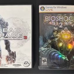 Two PC Games Dead Space Bioshock $8 for Both 