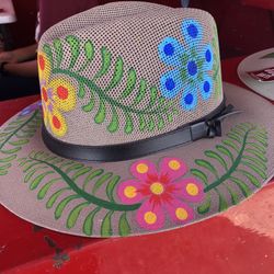 Sombreros Pintados A Mano 