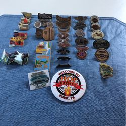Collection Of Harley Davidson Pins