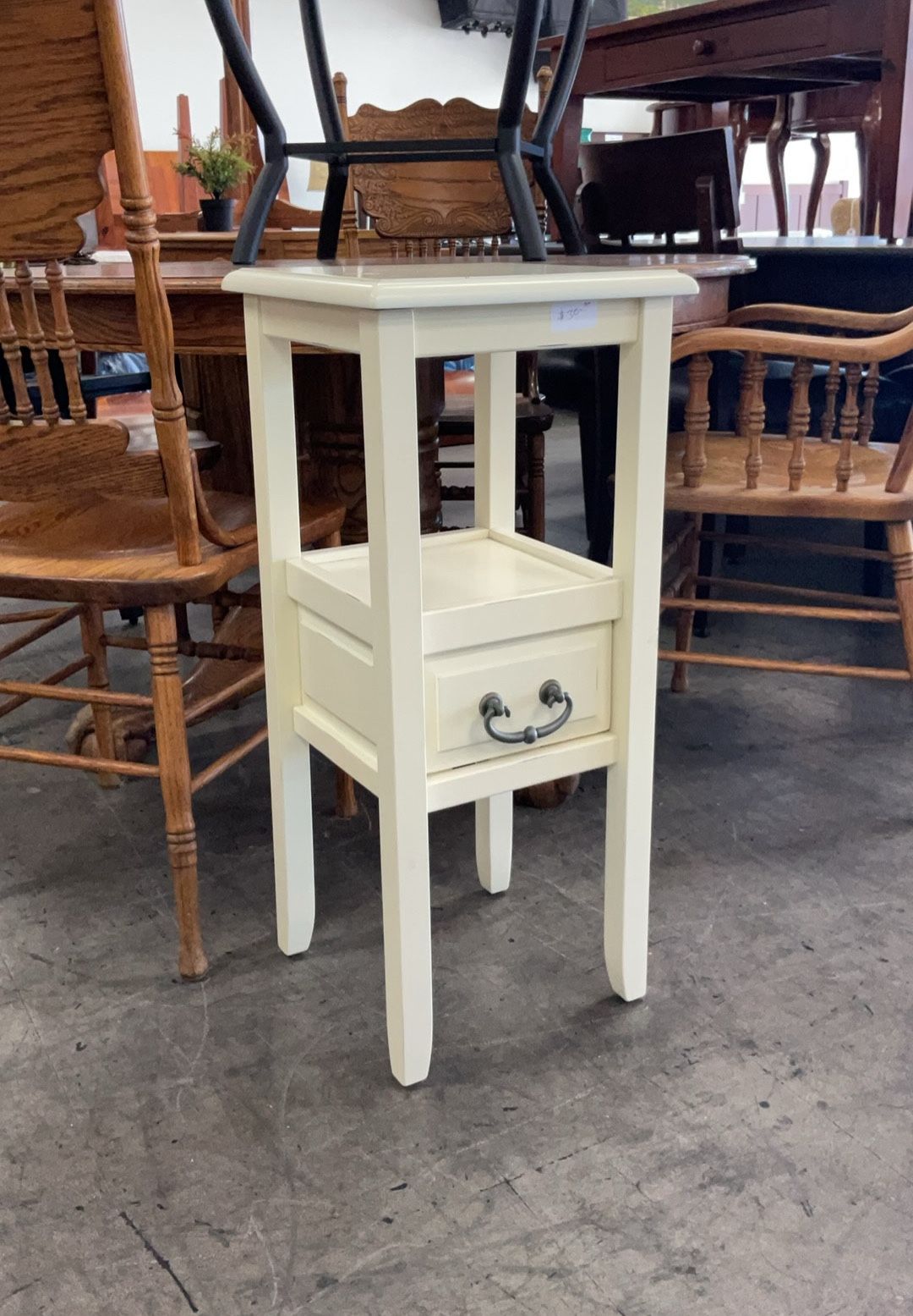1 Drawer Side End Table Nightstand